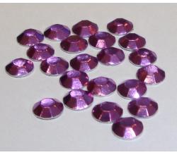 500 Hotfix Chatonrosen/Metall Studs 3mm  purple